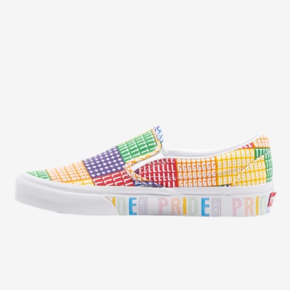 NIB VANS Classic Slip-On Pride Sneakers Shoes 5 - Picture 3 of 7